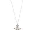 Womens Black & Rhodium Harlequin Bas Relief Pendant Necklace 16280 by Vivienne Westwood from Hurleys