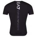 Mens Black Training Logo Series S/s T Shirt 20336 by EA7 from Hurleys
