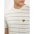 Mens Oatmeal Marl Pick Stitch S/s Tee Shirt 10815 by Lyle & Scott from Hurleys