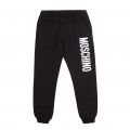 Boys Black Basic Logo Sweat Pants 90680 by Moschino from Hurleys