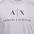 Mens Pale Blue Core Logo S/s T Shirt 107284 by Armani Exchange from Hurleys