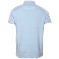 Mens Cambridge Blue Oxford Regular Fit S/s Polo Shirt