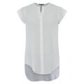 Womens Summer White Ery Crepe Button Blouse 86715 by French Connection from Hurleys
