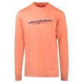 Mens Peach T-Just-LS-Ind L/s T Shirt 105935 by Diesel from Hurleys
