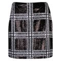 Womens Black Hoopss Check Sequin Mini Skirt 50749 by Ted Baker from Hurleys