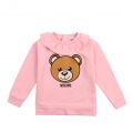 Baby Sugar Rose Toy Frill Sweat Top 90660 by Moschino from Hurleys