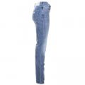 Womens Blue Wash J18 High Rise Slim Fit Jeans 27175 by Armani Jeans from Hurleys