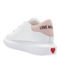 Womens White/Pink Chunky Trainers 88963 by Love Moschino from Hurleys