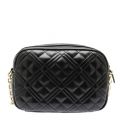 Womens Black Diamond Quilted Camera Bag 53226 by Love Moschino from Hurleys