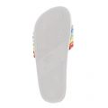 Womens White Rainbow Beach Slides 33719 by Melissa from Hurleys