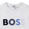 Baby White Logo S/s T Shirt 104549 by BOSS from Hurleys