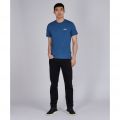 Mens Mid Blue Small Logo S/s T Shirt 95644 by Barbour International from Hurleys