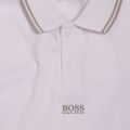 Casual Mens White Pchup Tipped S/s Polo Shirt 79737 by BOSS from Hurleys