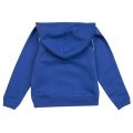 Boys Blue Hooded Zip Sweat Jacket 23339 by Lacoste from Hurleys