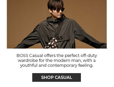 BOSS Casual offers the perfect off-duty wardrobe for the modern man, with a  youthful and contemporary feeling.