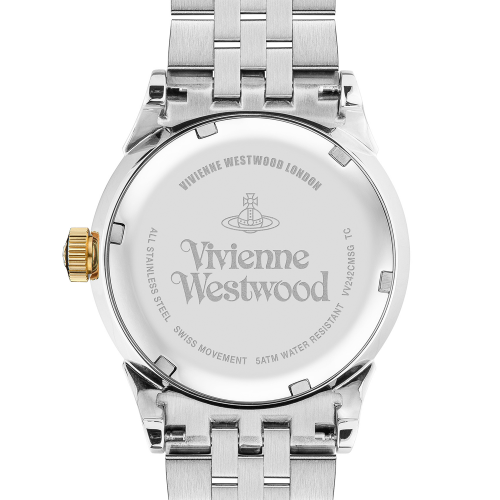 Vivienne Westwood Watch Mens Silver/Gold Seymour Homme Bracelet