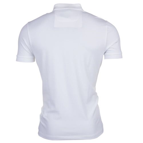 Mens White Paule S/s Polo Shirt 9532 by BOSS from Hurleys