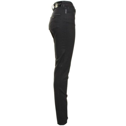 Womens Black J18 Studded Pocket Slim Fit Jeans 72977 by Armani Jeans from Hurleys