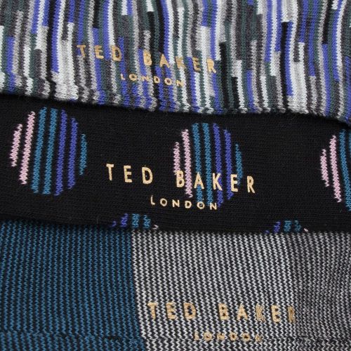 Mens Assorted Blakpak 3 Pack Sock Set 96683 by Ted Baker from Hurleys