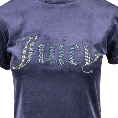 Womens Night Sky Taylor Velour S/s T Shirt 99505 by Juicy Couture from Hurleys
