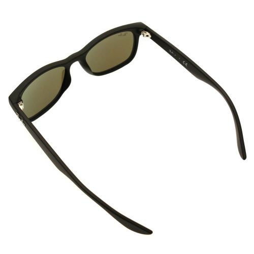 Ray-Ban® Sunglasses Junior Matte Black/Blue Mirror RJ9052S Wayfarer