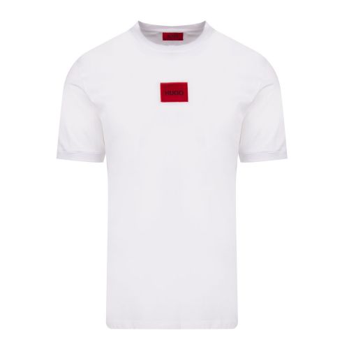 Mens White Diragolino S/s T Shirt 76505 by HUGO from Hurleys