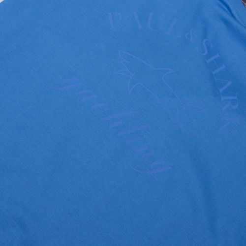 Mens Blue Tonal Tri Logo Custom Fit S/s T Shirt 36752 by Paul And Shark from Hurleys