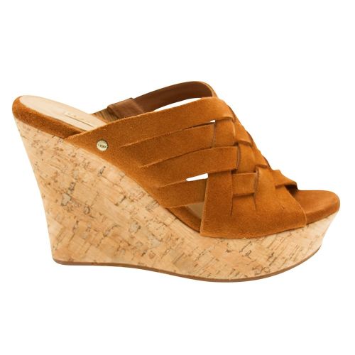 Womens Chestnut Marta Wedges 69170 by UGG from Hurleys