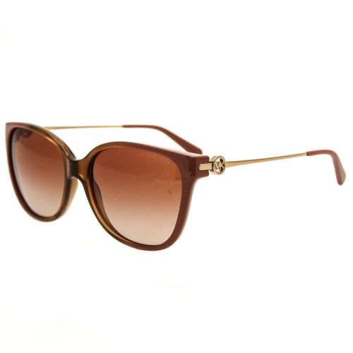 Womens Brown & Rio Coral Ombre Marrakesh Sunglasses 12216 by Michael Kors from Hurleys