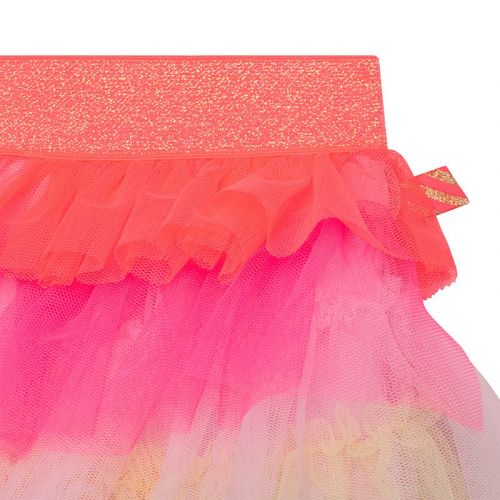 Girls Multicolour Rainbow Net Skirt 104528 by Billieblush from Hurleys