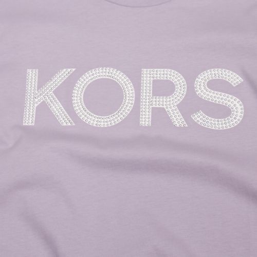 Womens Lavendar Mist Kors Stud S/s T Shirt 58662 by Michael Kors from Hurleys