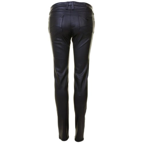 Womens Black J28 Skinny Fit Jeans 65883 by Armani Jeans from Hurleys