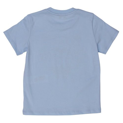 Boys Light Blue Tiger 5 S/s Tee Shirt 71117 by Kenzo from Hurleys