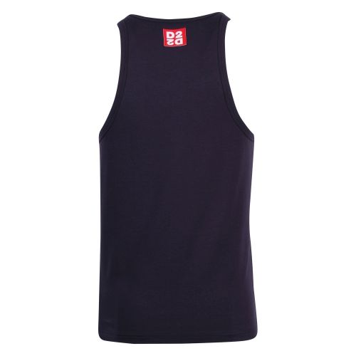 Mens Navy Branded Vest Top 59207 by Dsquared2 from Hurleys