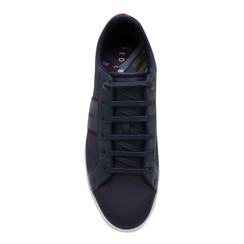 Mens Navy Epprod Textile Mix Trainers 52939 by Ted Baker from Hurleys