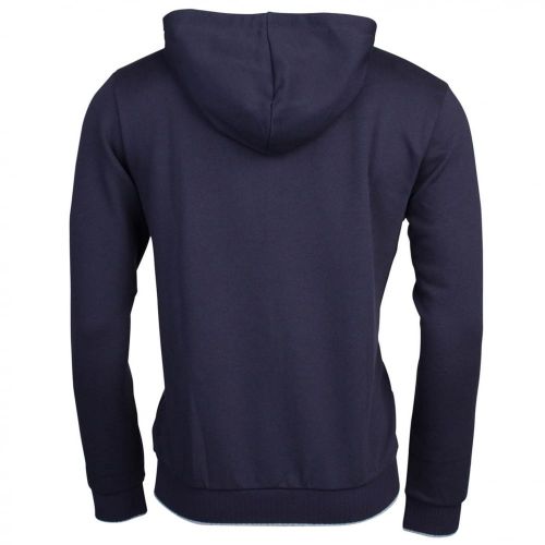 Mens Dark Blue Authentic Hooded Zip Sweat Top 19516 by BOSS from Hurleys