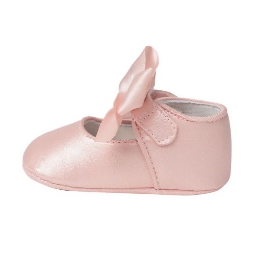 Baby Pink Bow Mary Jane Shoes (15-19) 82450 by Mayoral from Hurleys