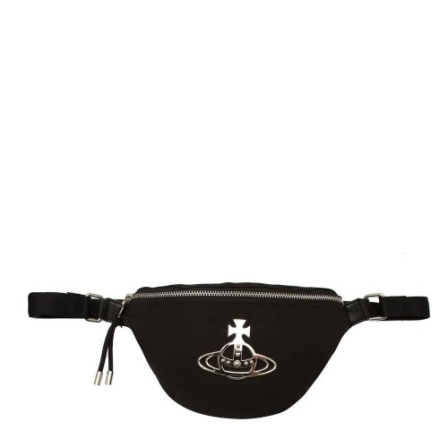 Womens Black Hilary Recycled Small Bumbag 86151 by Vivienne Westwood from Hurleys