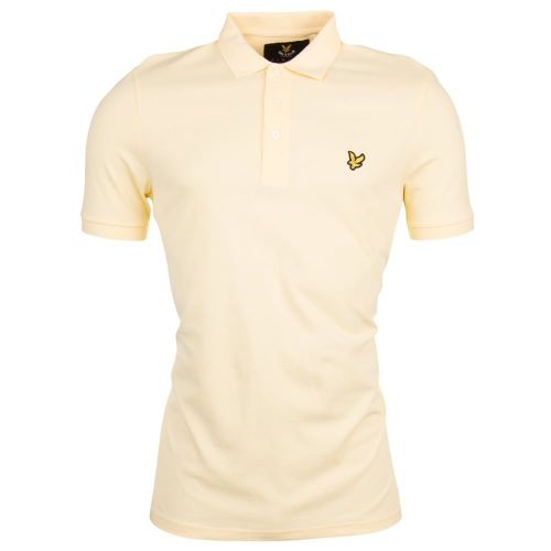 Mens Pale Yellow S/s Polo Shirt 8784 by Lyle & Scott from Hurleys