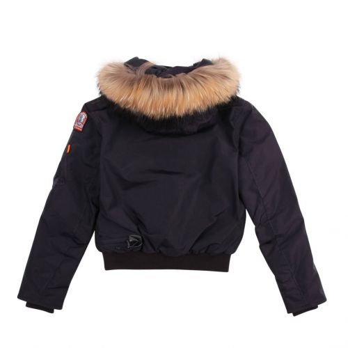 Girls Navy Gobi Fur Hooded Jacket 93374 by Parajumpers from Hurleys