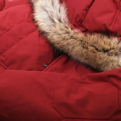 Mens Cherry Mistral Fur Hood Padded Jacket 32180 by Pyrenex from Hurleys