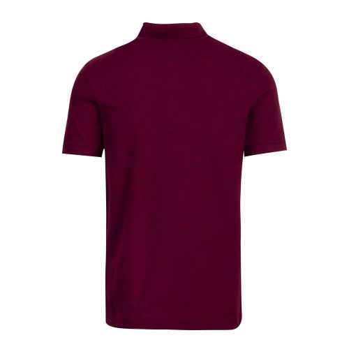 Lacoste Mens Burgundy Paris Regular Fit S/s Polo Shirt 74611 by Lacoste from Hurleys