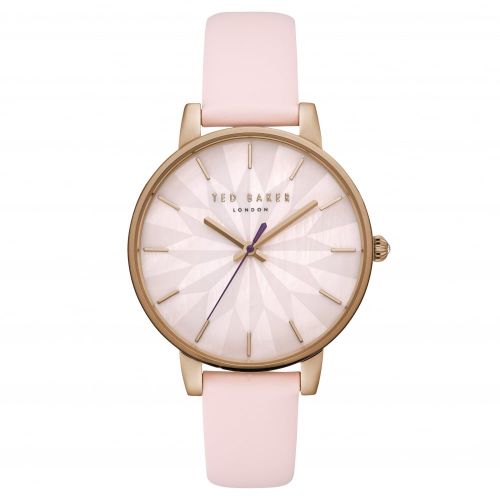 Womens Pink & Rose Gold Kaleidoscope Leather Strap Watch 19265 by Ted Baker from Hurleys