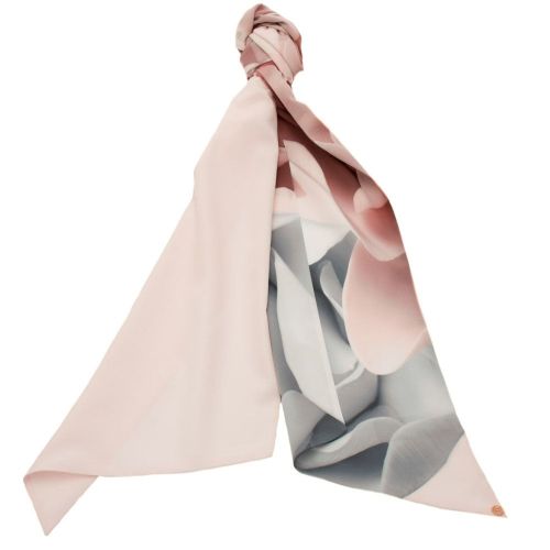 Womens Nude Pink Mansi Porcelain Rose Skinny Scarf 63180 by Ted Baker from Hurleys
