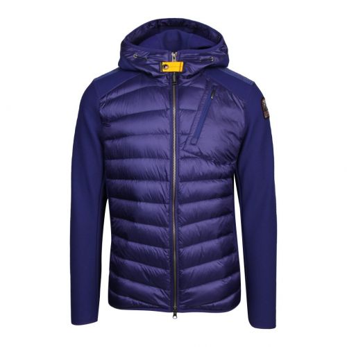 Mens Royal Blue Nolan Hybrid Hooded Jacket 94867 by Parajumpers from Hurleys