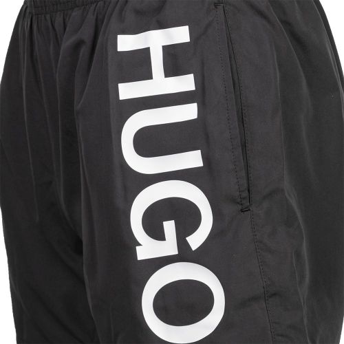 Mens Black Abas Swim Shorts 99606 by HUGO from Hurleys