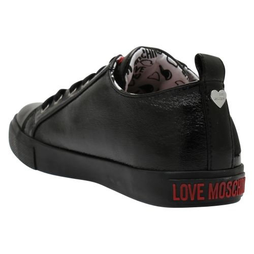 Womens Black Jewel Logo Low Trainers 43060 by Love Moschino from Hurleys