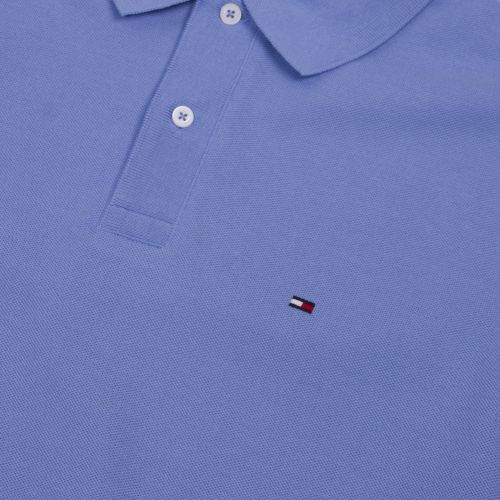 Mens Cornflower Blue Basic Tipped Regular Fit S/s Polo Shirt 44149 by Tommy Hilfiger from Hurleys