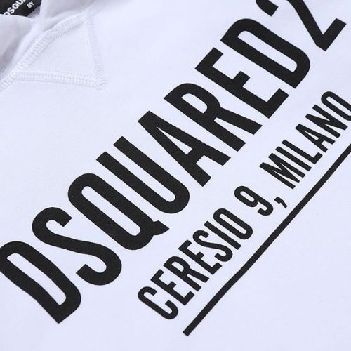 Boys White Large Logo Relax Hoodie 107395 by Dsquared2 from Hurleys
