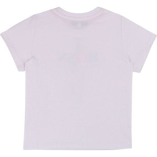 Toddler White Colour Logo S/s T Shirt 38269 by BOSS from Hurleys